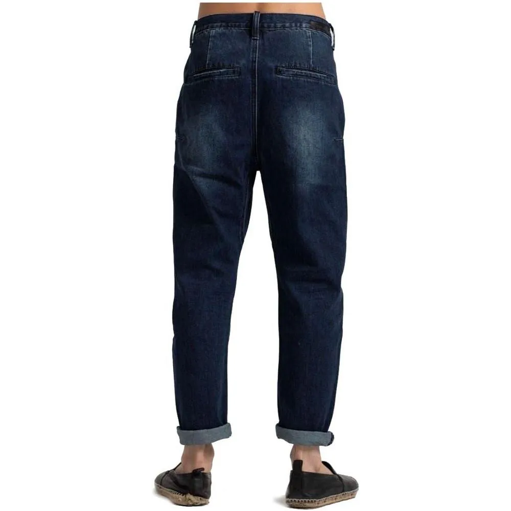 One Teaspoon Blue Cotton Men's Jeans