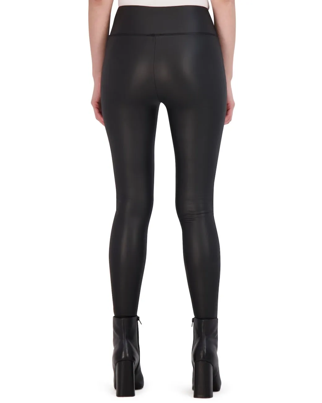 Ookie & Lala High Waisted Vegan Leather Legging