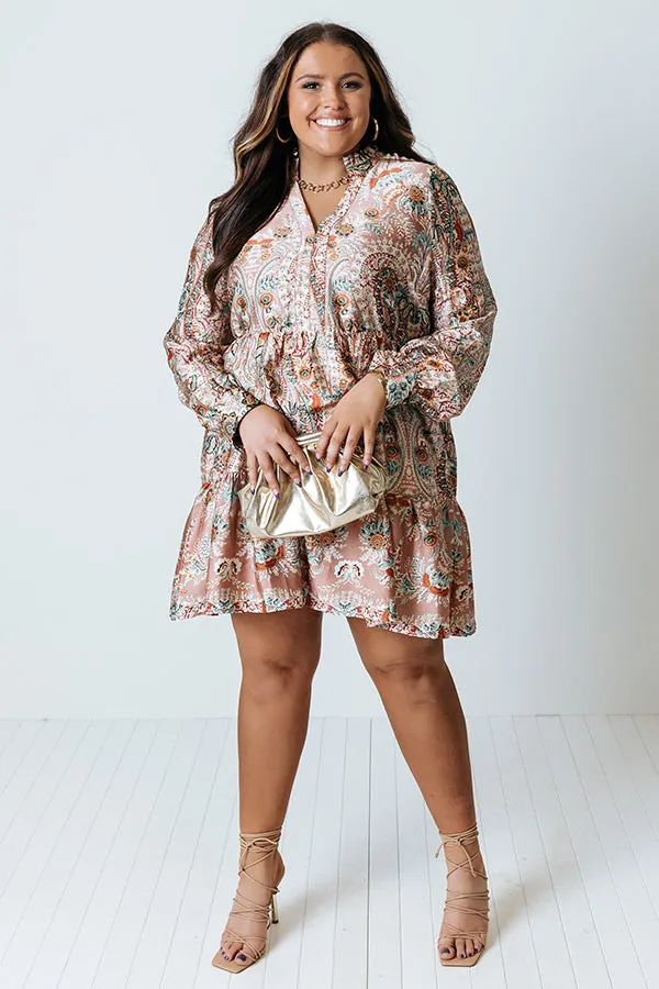 Perfectly Yours Floral Shift Dress Curves