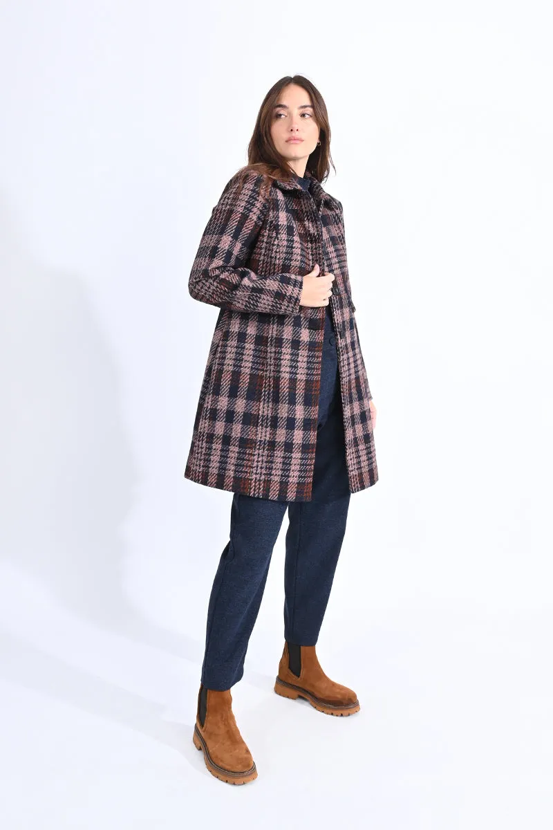 Plaid Pattern Coat by Molly Bracken