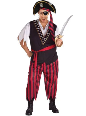 Plundering Pirate Plus Size Mens Costume