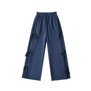 Pre Order:  Bow Tie High Elastic Waist Pants