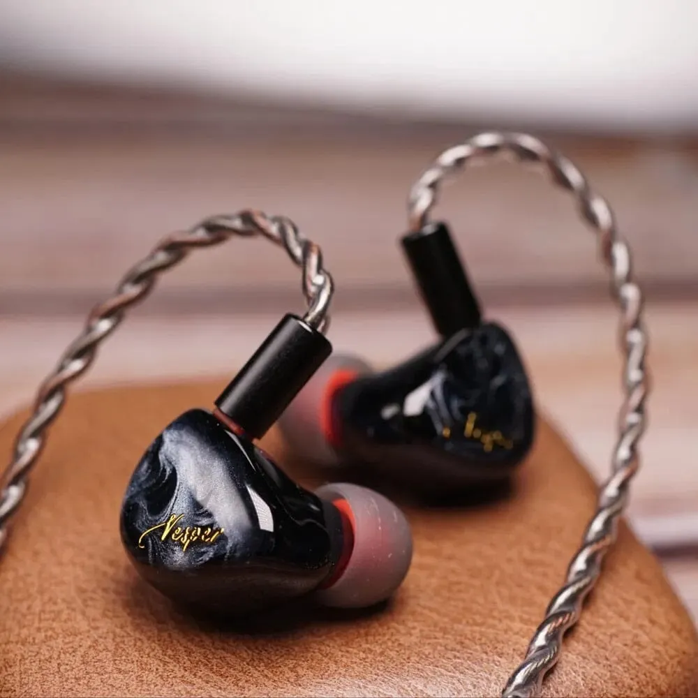 QoA Vesper 1DD 10mm   1BA Knowles Hybird Driver In Ear Earphone