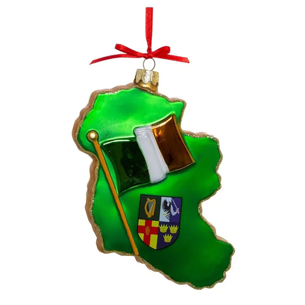 "Emerald Isle" Glass Ornament