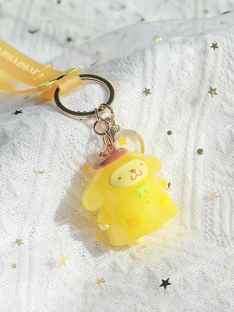 Raincoat Character Figure Keychain