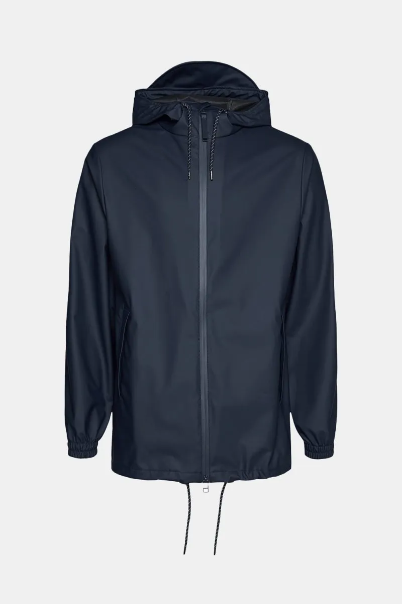 Rains Waterproof Storm Breaker Jacket (Navy Blue)