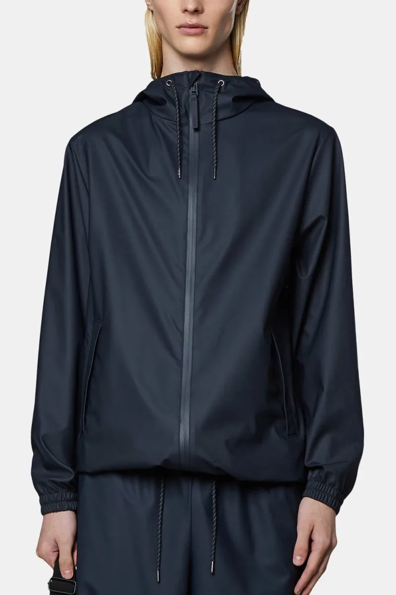 Rains Waterproof Storm Breaker Jacket (Navy Blue)