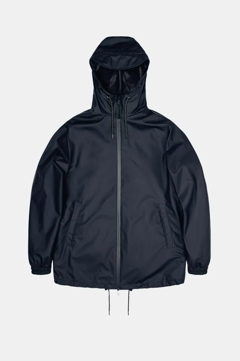 Rains Waterproof Storm Breaker Jacket (Navy Blue)