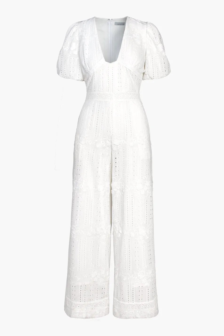 Regina Embroidered Eyelet Jumpsuit