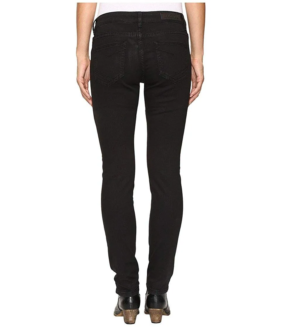 Rock and Roll Cowgirl Womens Low Rise Skinny Jeans in Black W0S9631, 26x34