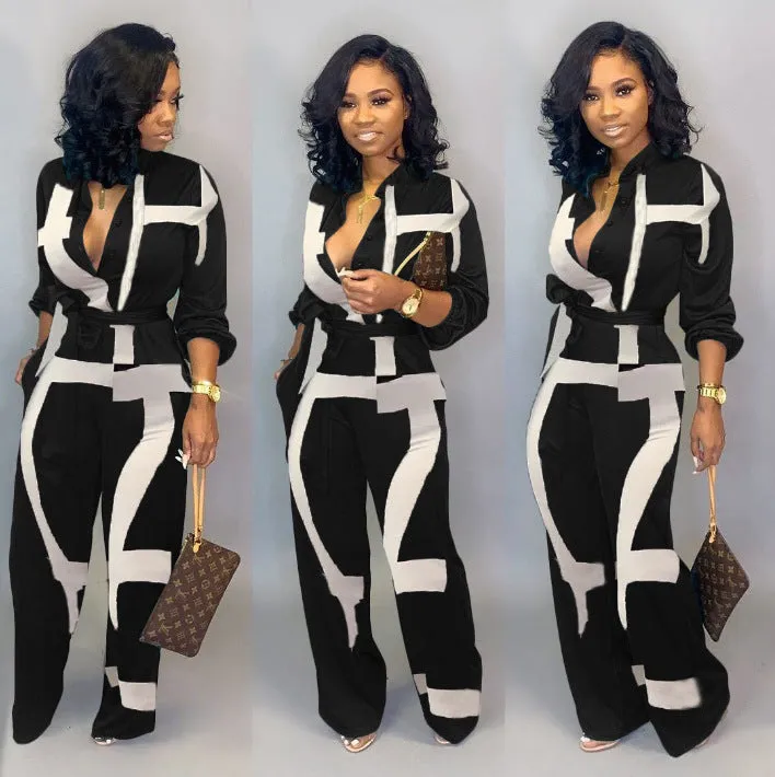 Sibyl Tied Waist Jumpsuits