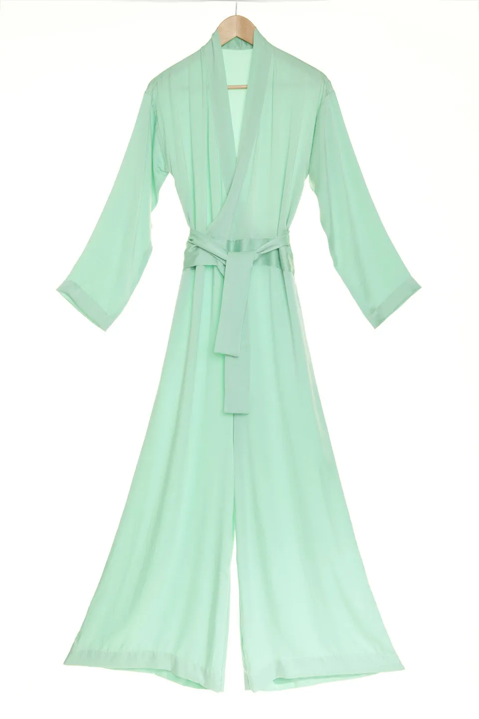 Silk Jumpsuit in Lagoon