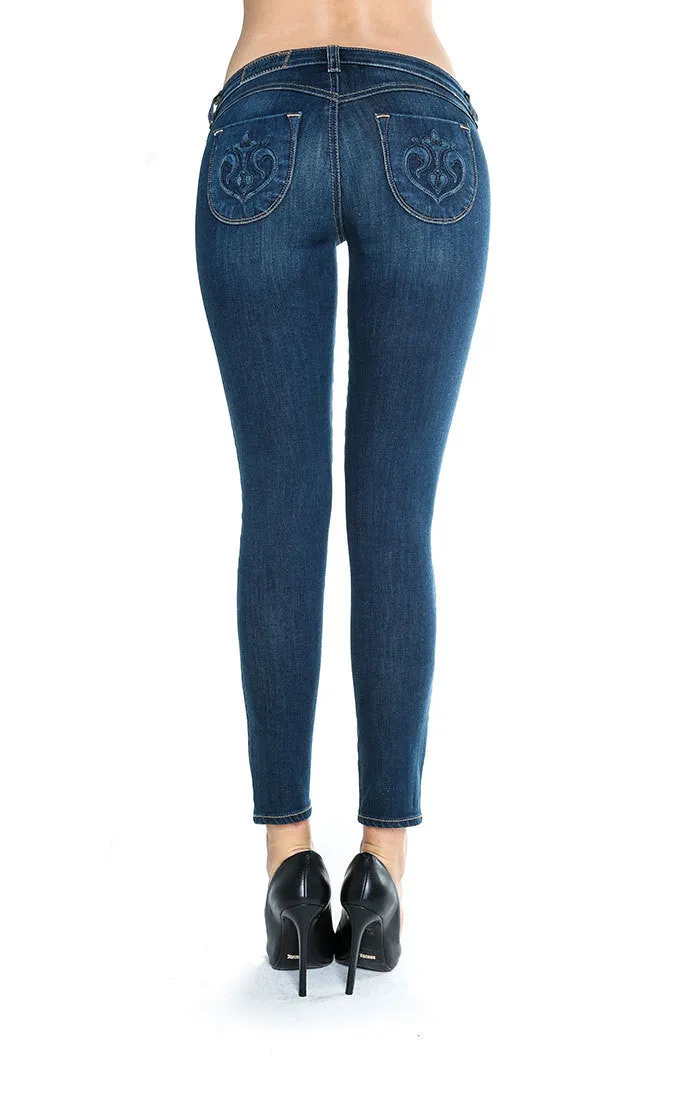 Siwy Denim- 'Hannah in Forever' - Blue Skinny Jeans