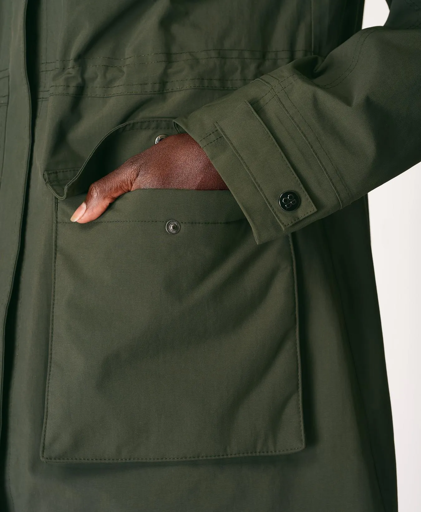 Stride Waterproof Parka Sb4932 Dark-Forest-Green