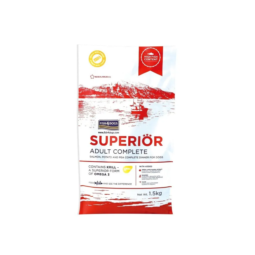 Superior Adult Salmon Complete Dog Dry Food