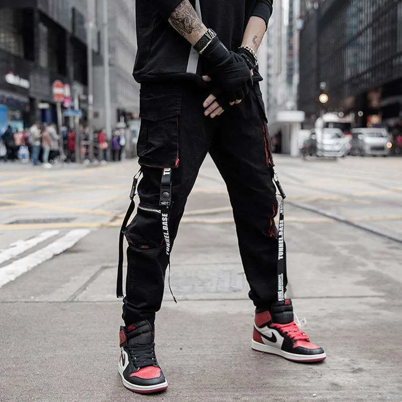 Techwear Pants With Straps