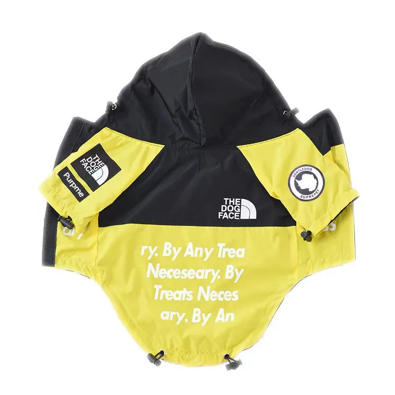 The Dog Face Pet Waterproof Clothes