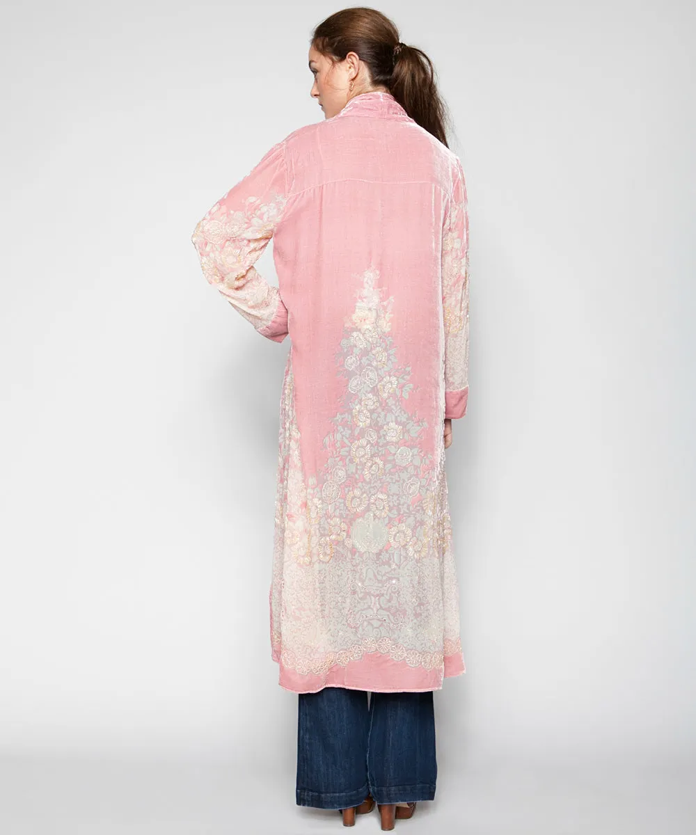 THE ISADORA OPERA COAT IN ROSE