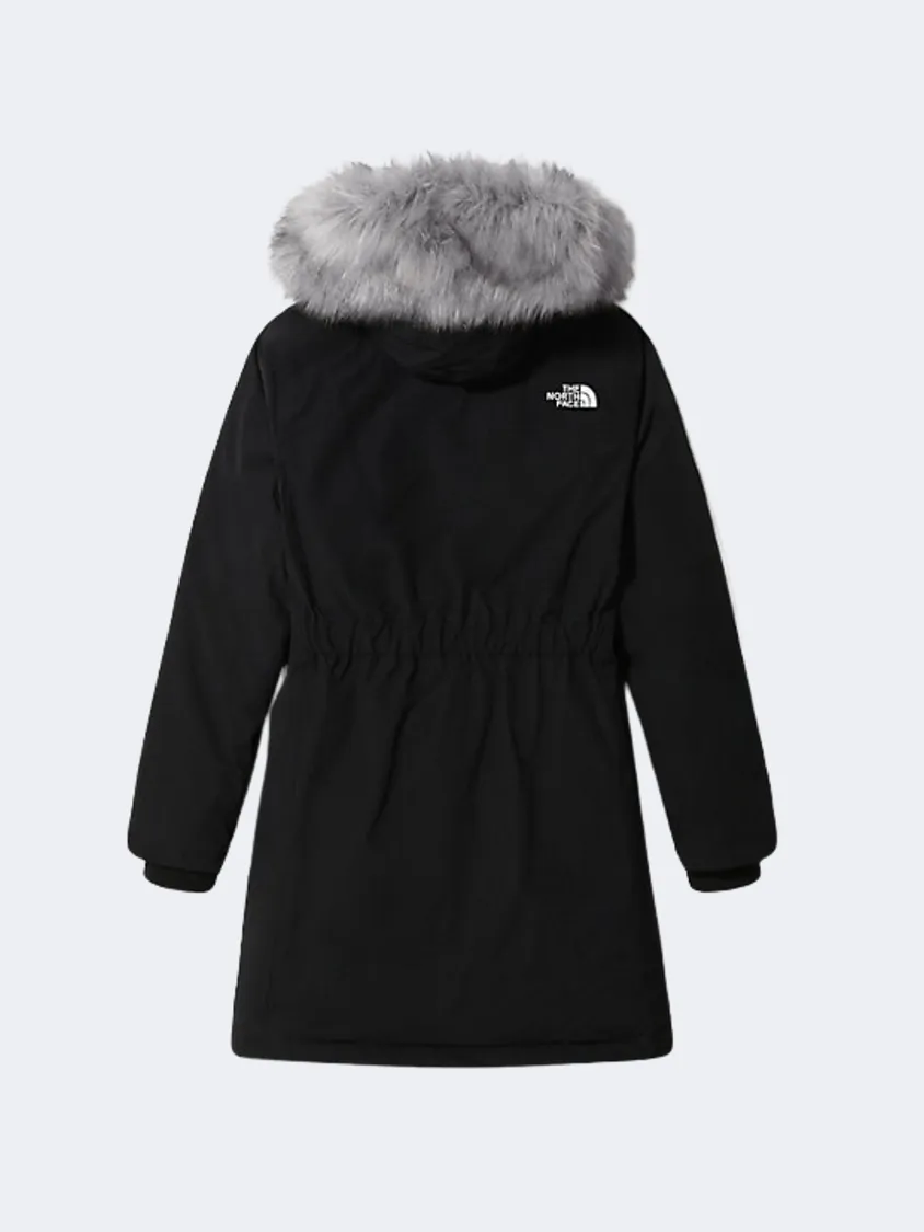 The North Face Arctic Parka Women Hiking Jacket Black