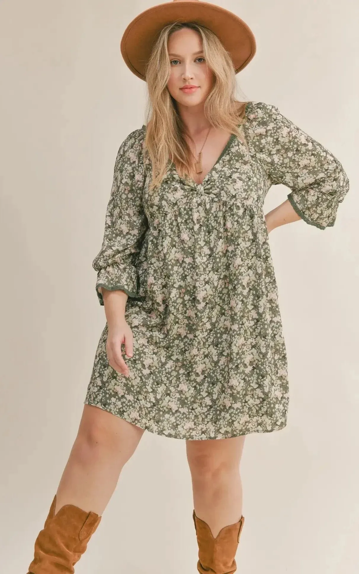 The Sweet Escape Mini Dress - PLUS