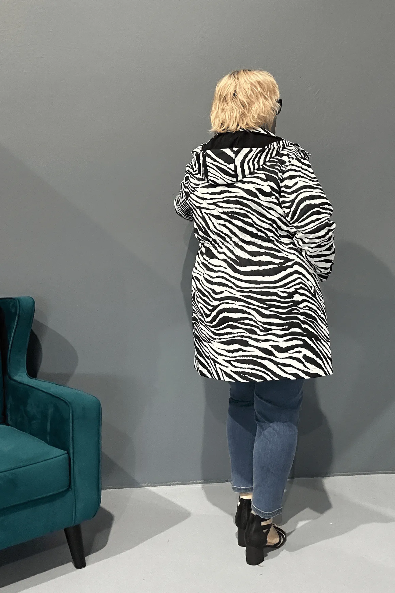 'Trench' Jacket - Zebra