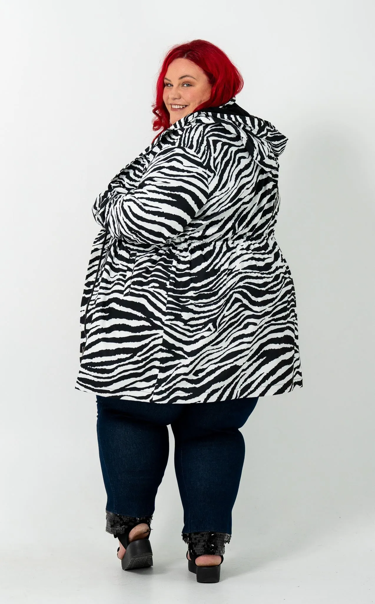 'Trench' Jacket - Zebra