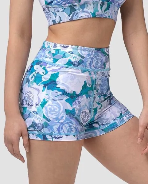 Uactiv Blue Rosette Shorts