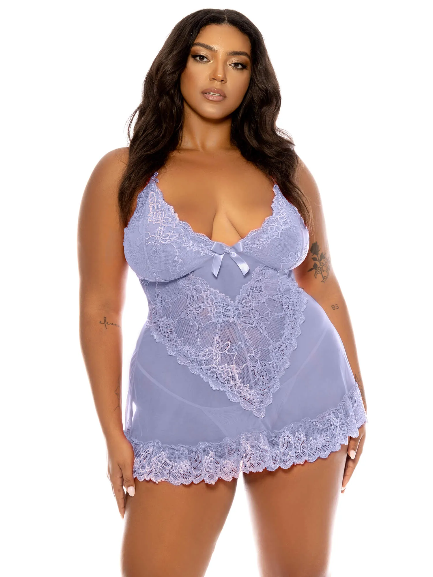 Valentine Lace Babydoll • Curve