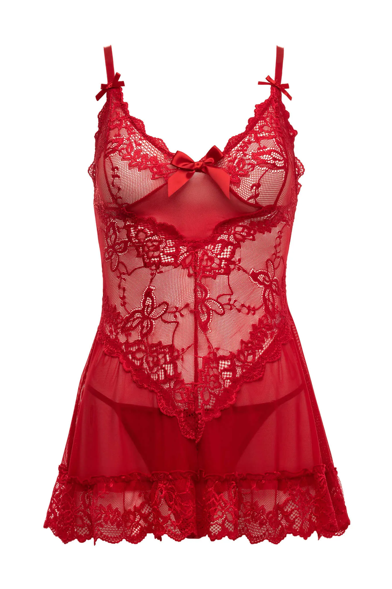 Valentine Lace Babydoll • Curve