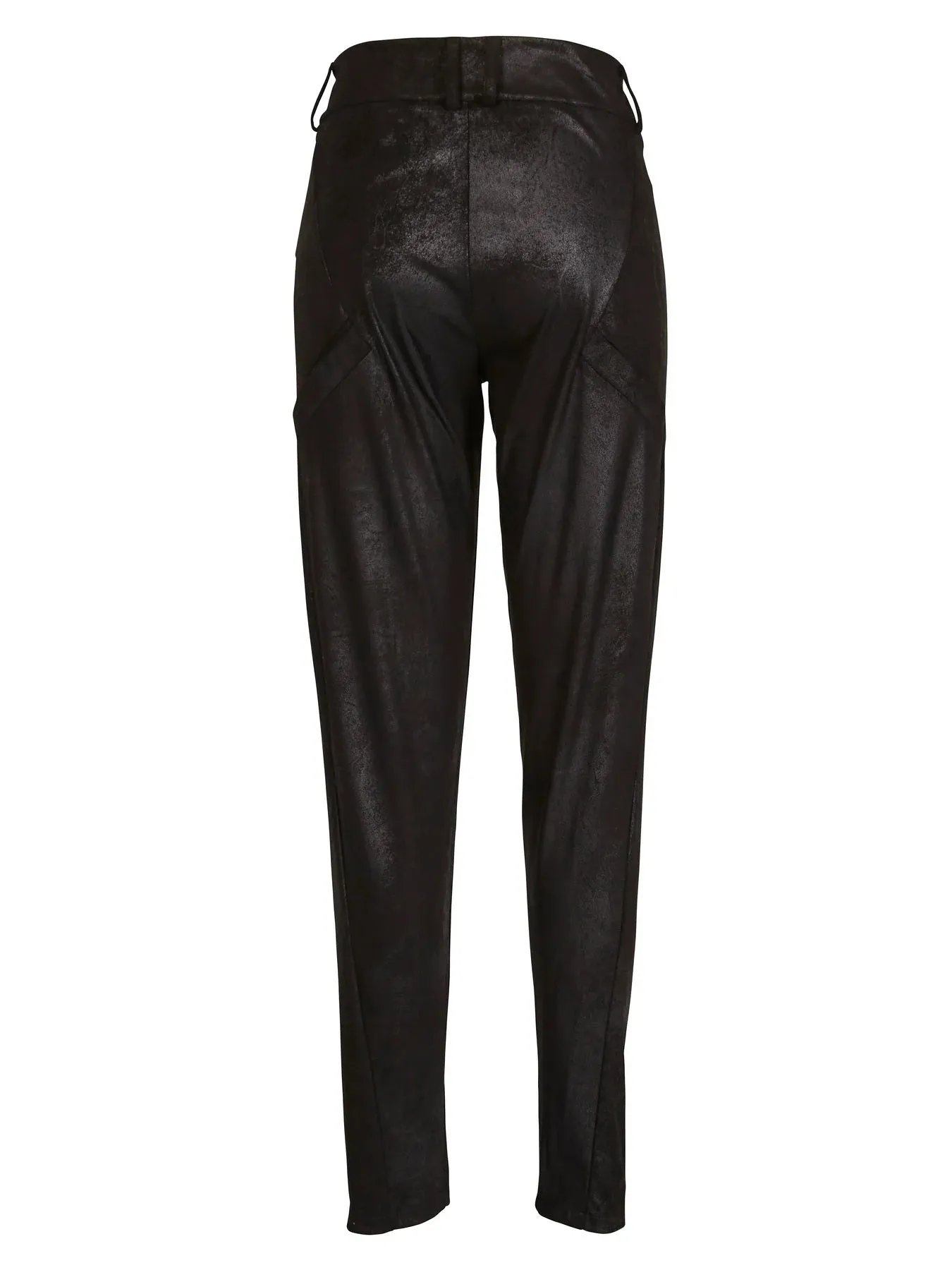 Vanika Vegan Leather Trousers - Black