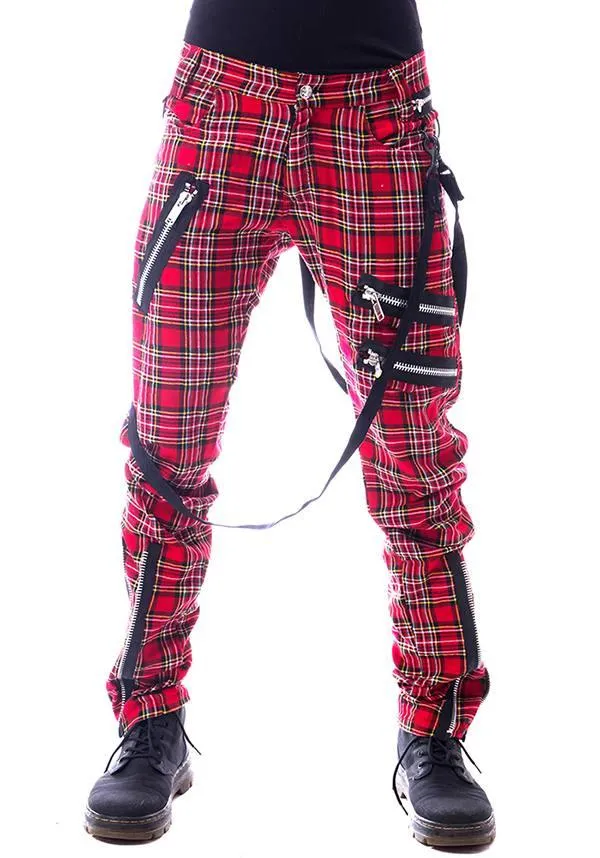 Vincent [Red Tartan] | PANTS