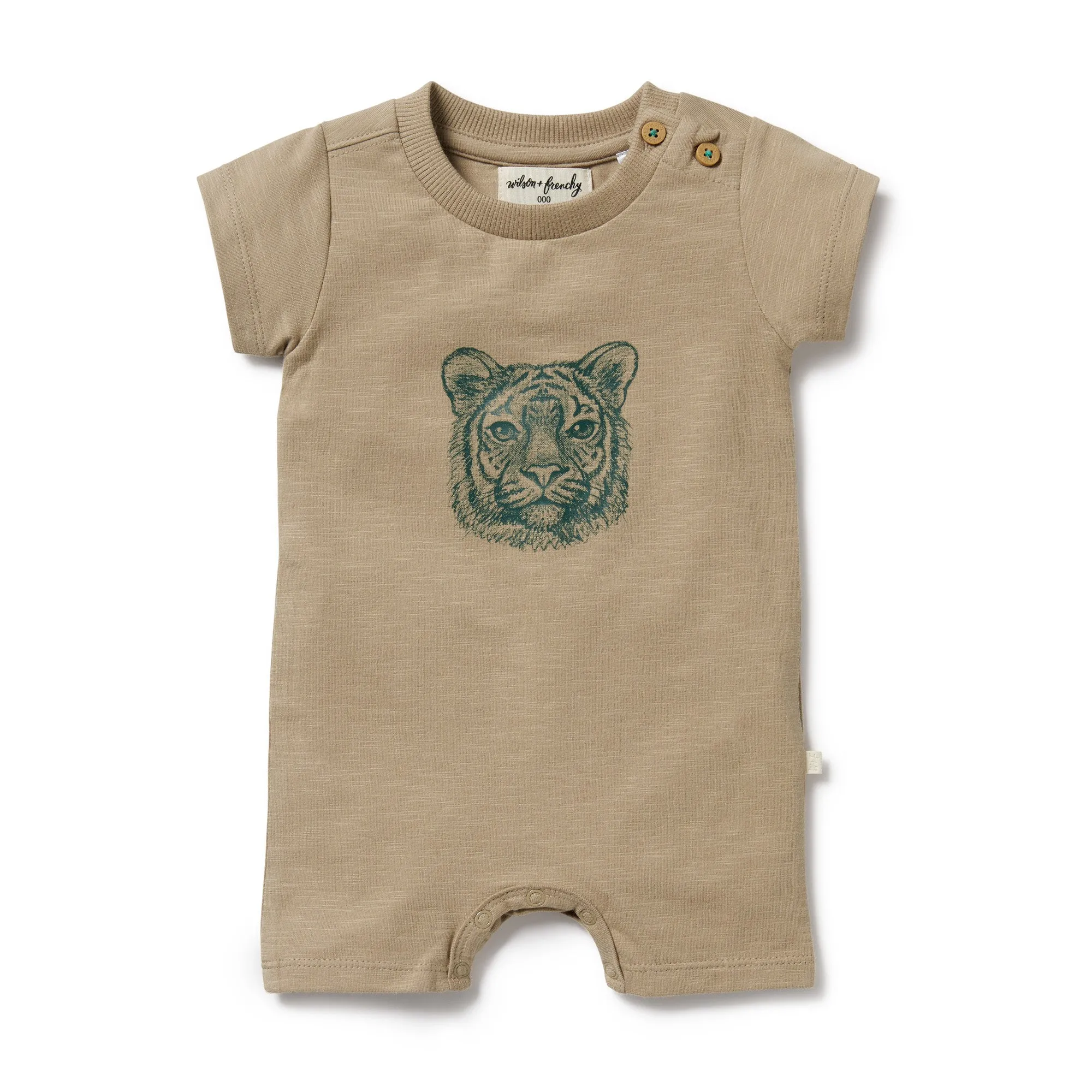 Wilson and Frenchy Organic Boyleg Growsuit Leo Lion