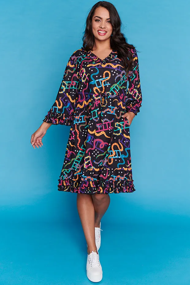 Winnie Snakes & Ladders Dress