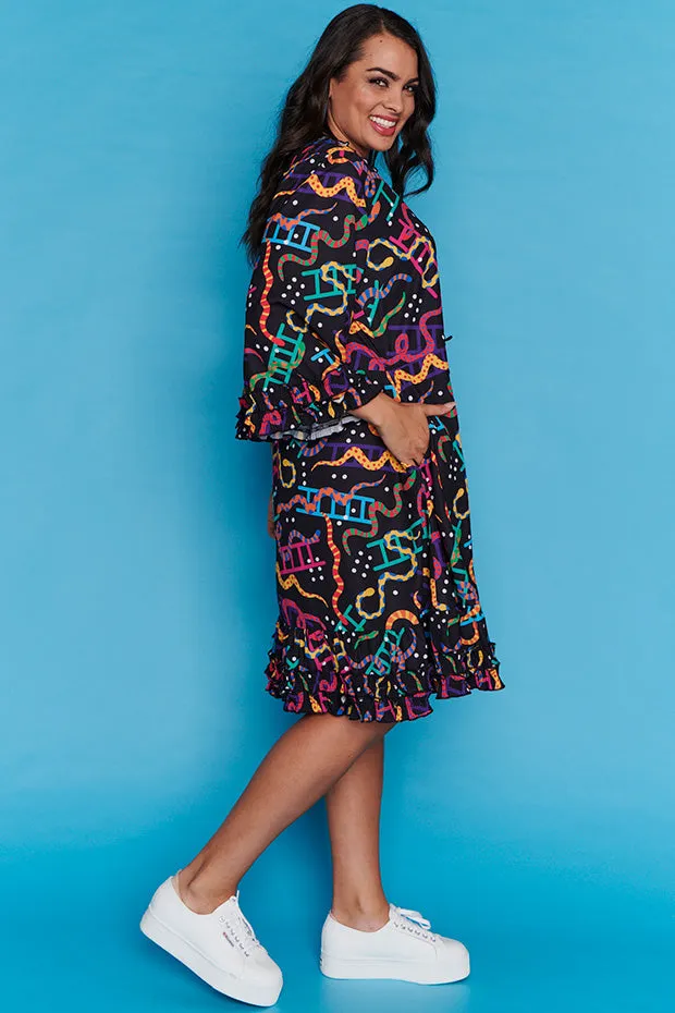 Winnie Snakes & Ladders Dress