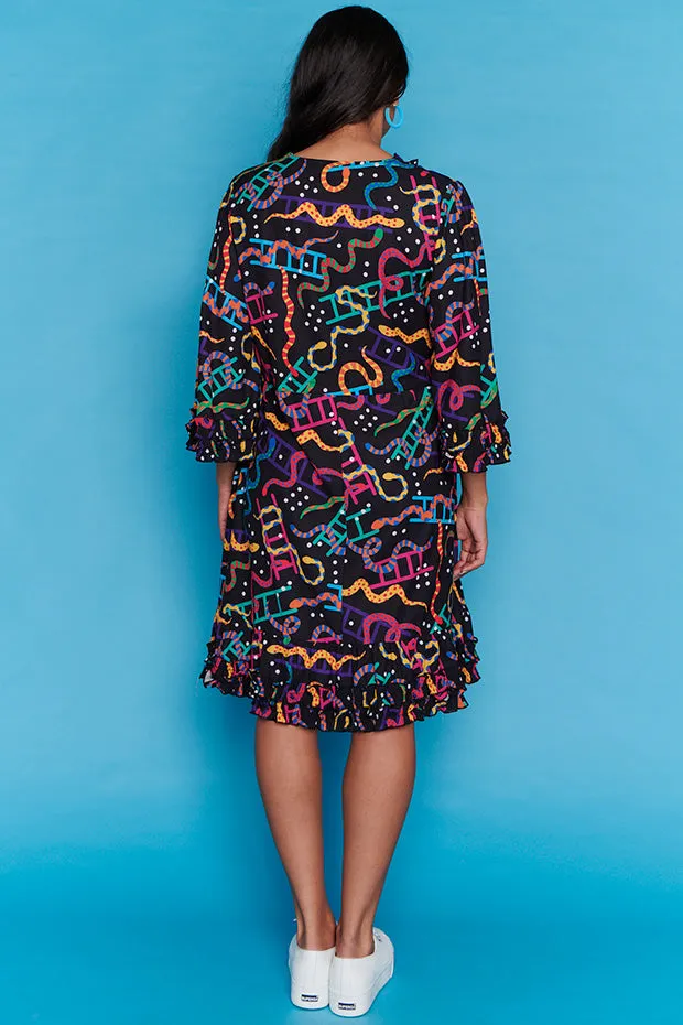 Winnie Snakes & Ladders Dress