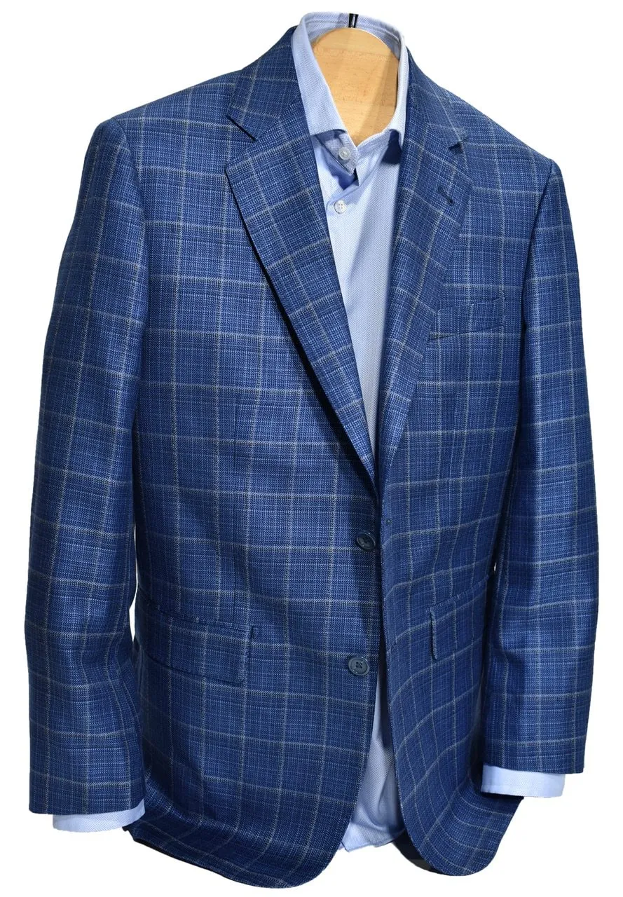 ZMB211 Baroni Indigo Multi Plaid